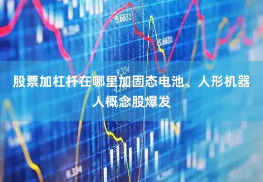 股票加杠杆在哪里加固态电池、人形机器人概念股爆发