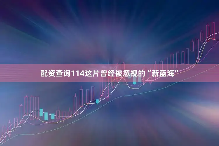 配资查询114这片曾经被忽视的“新蓝海”