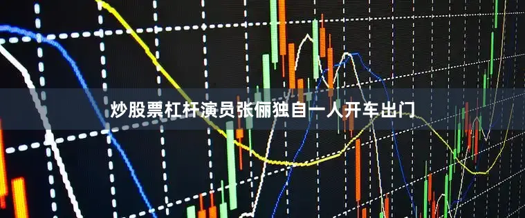 炒股票杠杆演员张俪独自一人开车出门