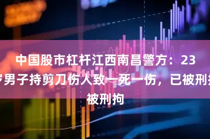 中国股市杠杆江西南昌警方：23岁男子持剪刀伤人致一死一伤，已被刑拘